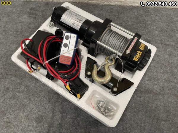 Máy Tời Điện 12V/24V – 4500LBS - Ảnh 2