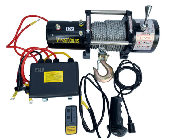 Máy Tời Điện 12V/24V – 6000LBS